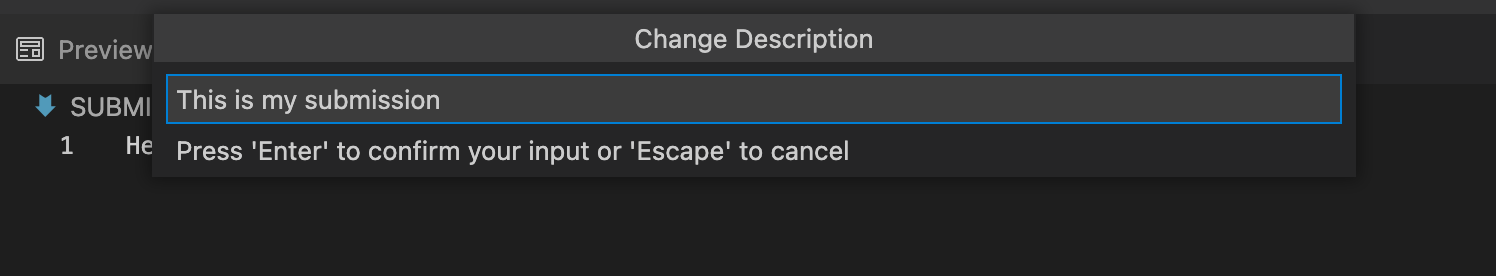 Changes Description